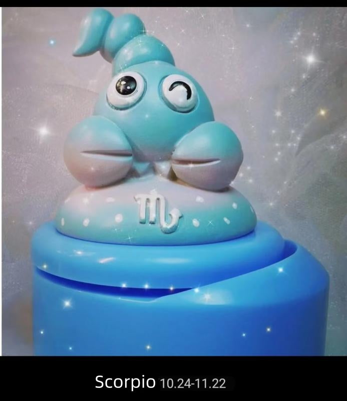 Stellar Harmony: 12 Zodiac Signs Musical Jewelry Box with Rotating Figurines