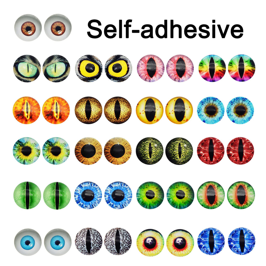 GLUE EYE with SELF ADHESIVE STICKERS – Eco-Friendly, Burr-Free, Custom Sizes & Designs