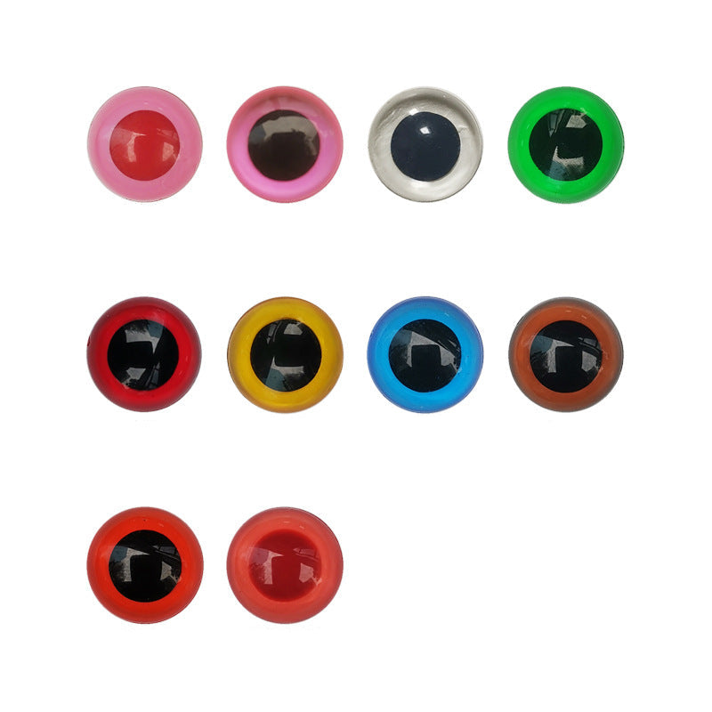 Clear 2CY Safety Eyes Crystal Eyes – High Transparency Doll Eyes for Toys | Eco-Friendly 5-50mm