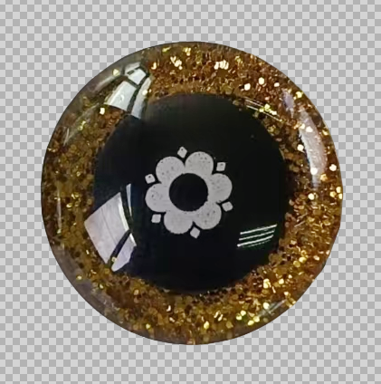 Print 3D Sparkle Doll Eyes - Custom Designs, Eco-Friendly & High Transparency