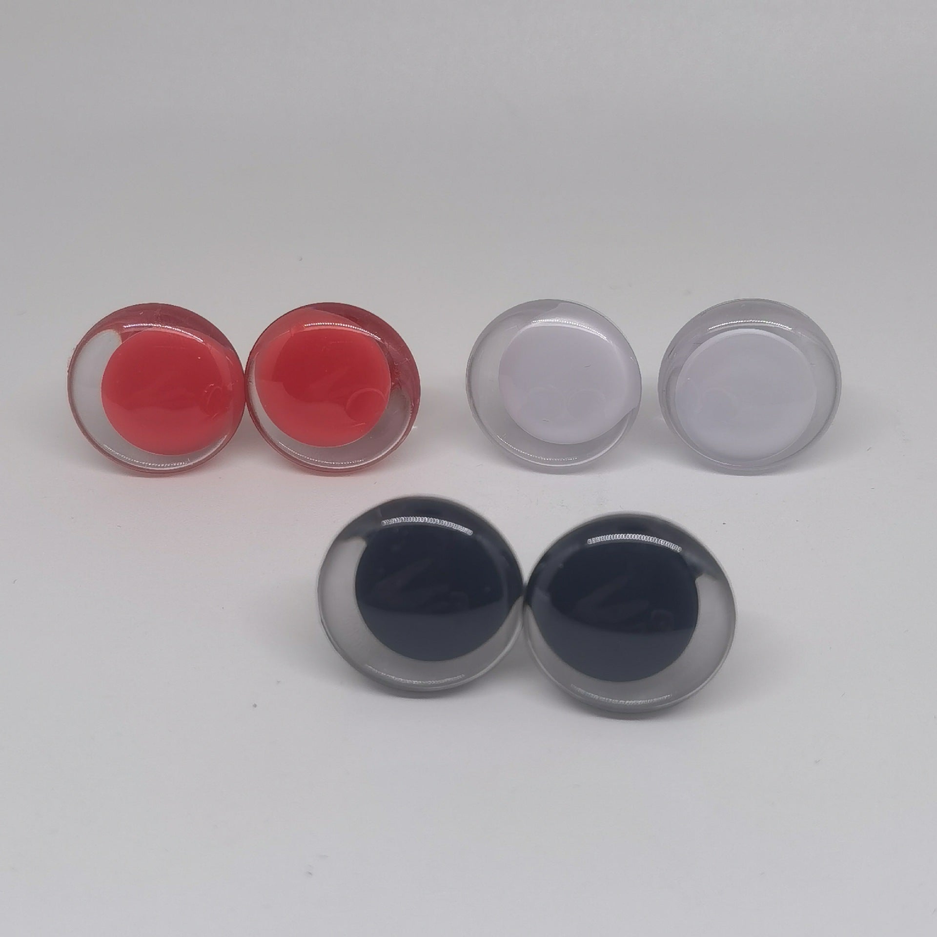 3D Clear Safety Eyes – High Transparency, Eco-Friendly, Burr-Free | Custom Sizes & Designs | EN71/REACH/RoHS