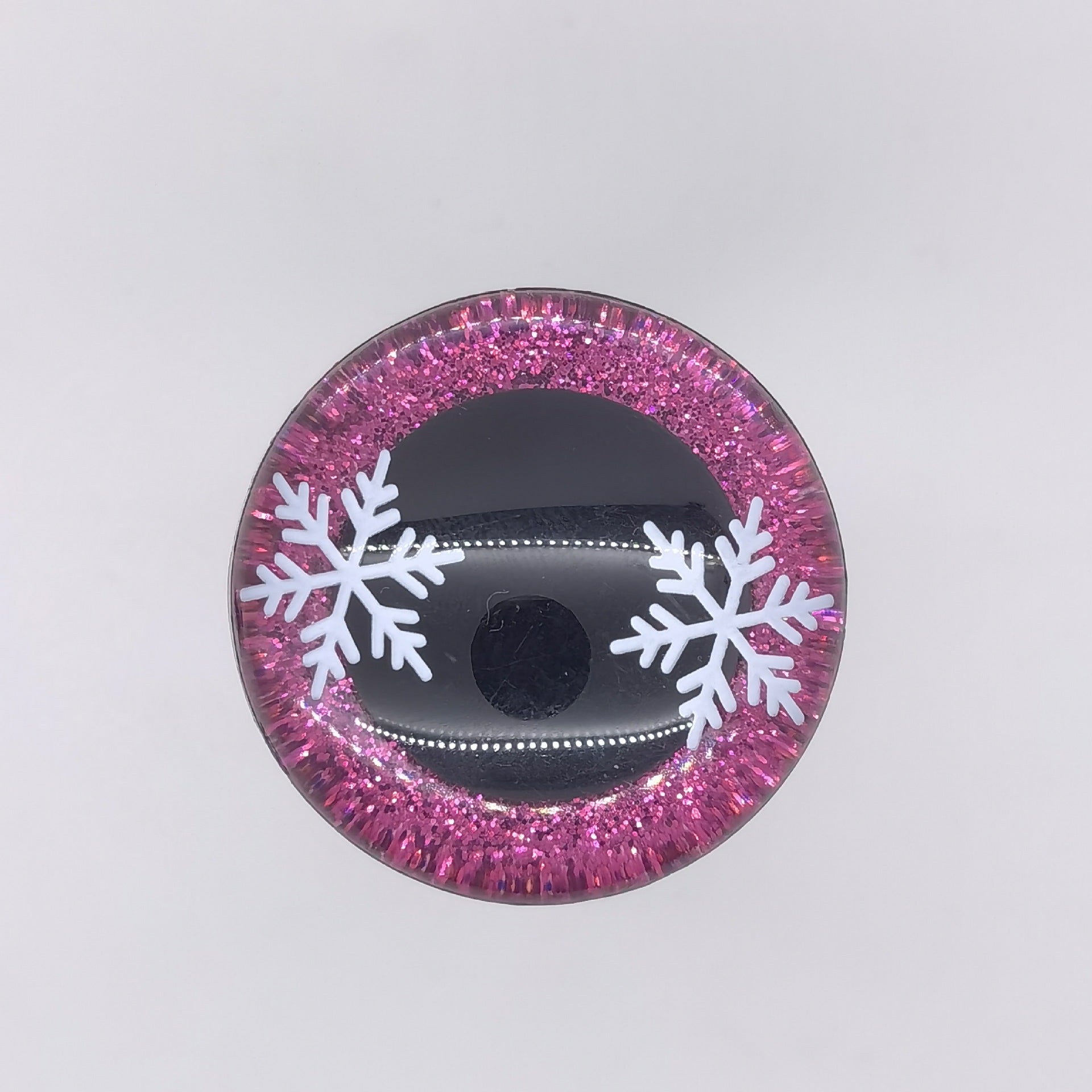 3D SAFETY EYE WITH SNOW – Eco-Friendly, Burr-Free, Custom Moldable Safety Eyes | EN71/REACH/RoHS Certified