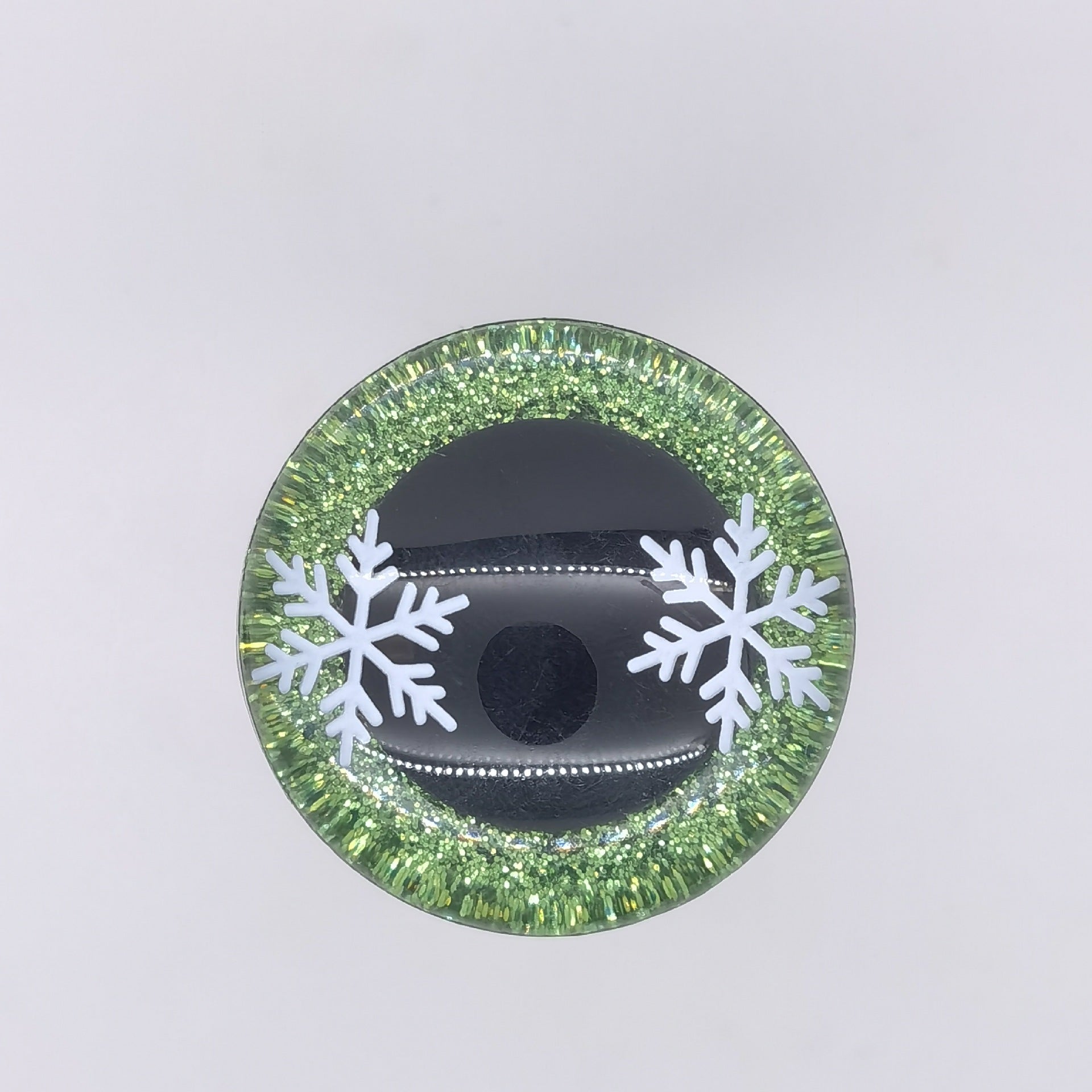 3D SAFETY EYE WITH SNOW – Eco-Friendly, Burr-Free, Custom Moldable Safety Eyes | EN71/REACH/RoHS Certified