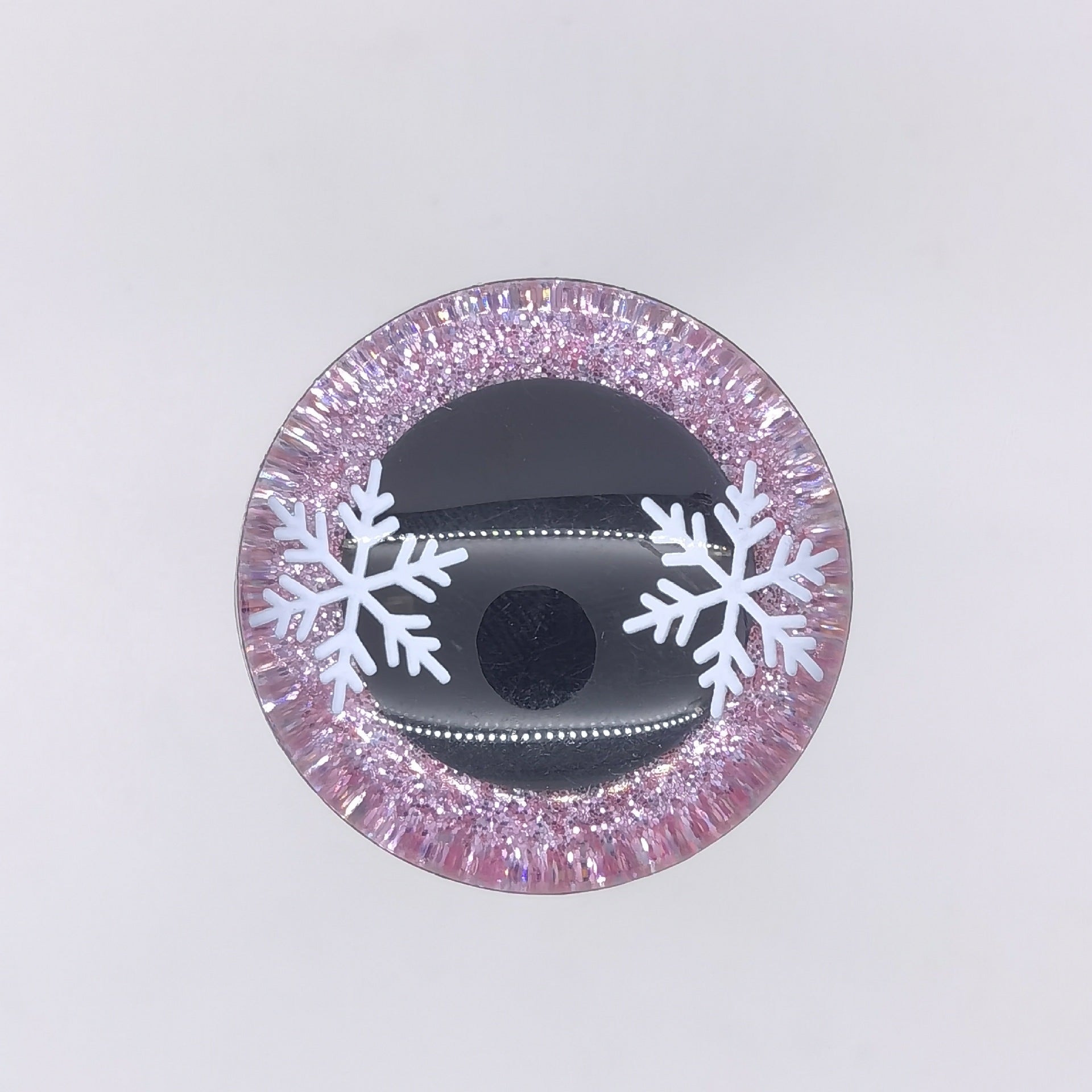 3D SAFETY EYE WITH SNOW – Eco-Friendly, Burr-Free, Custom Moldable Safety Eyes | EN71/REACH/RoHS Certified