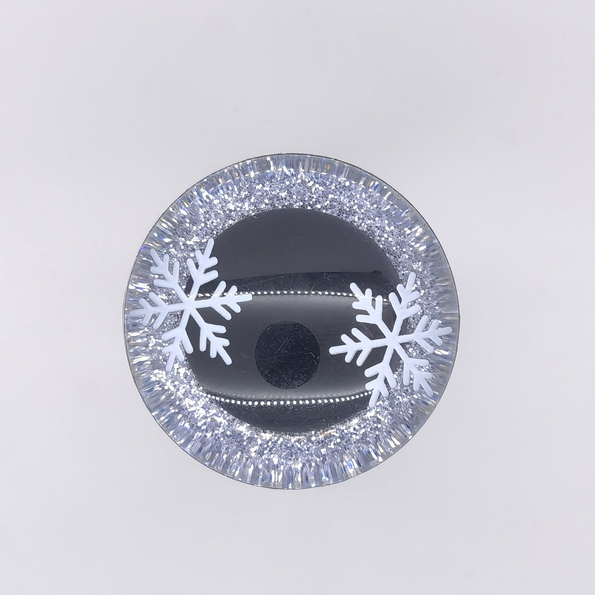 3D SAFETY EYE WITH SNOW – Eco-Friendly, Burr-Free, Custom Moldable Safety Eyes | EN71/REACH/RoHS Certified