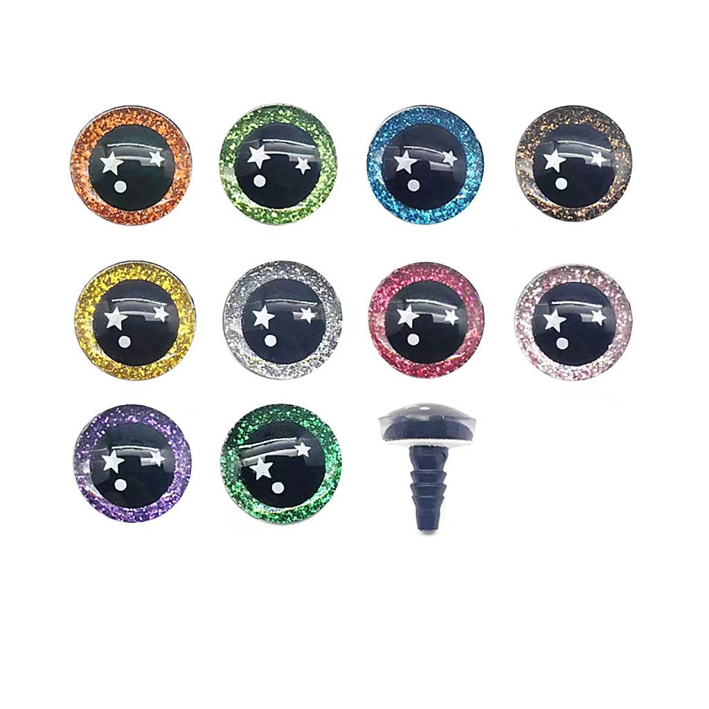 Print 3D Sparkle Doll Eyes - Custom Designs, Eco-Friendly & High Transparency