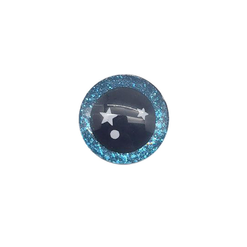 3D SAFETY EYE WITH STAR – Eco-Friendly, Burr-Free, Custom Moldable Safety Eyes | EN71/REACH/RoHS Certified