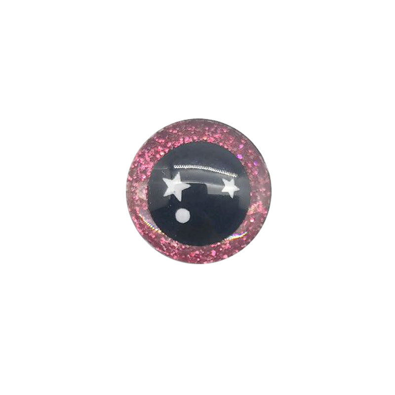 3D SAFETY EYE WITH STAR – Eco-Friendly, Burr-Free, Custom Moldable Safety Eyes | EN71/REACH/RoHS Certified