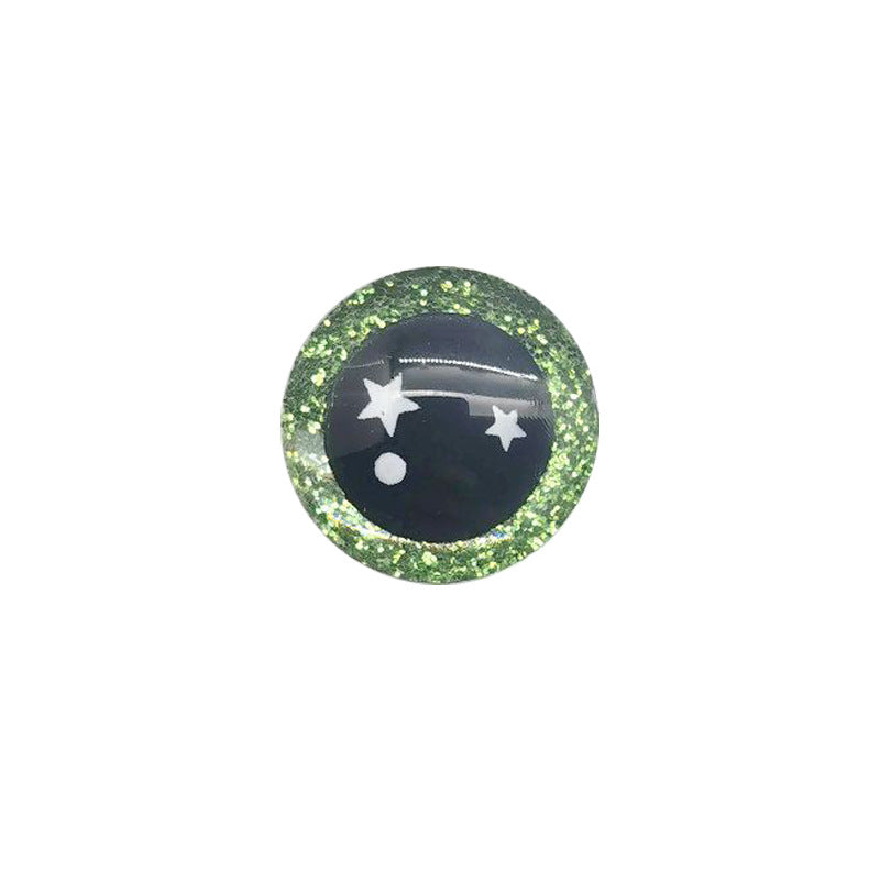 3D SAFETY EYE WITH STAR – Eco-Friendly, Burr-Free, Custom Moldable Safety Eyes | EN71/REACH/RoHS Certified