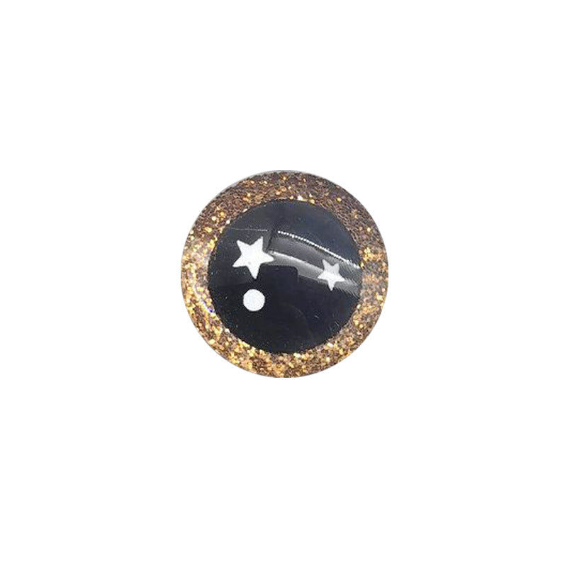 3D SAFETY EYE WITH STAR – Eco-Friendly, Burr-Free, Custom Moldable Safety Eyes | EN71/REACH/RoHS Certified