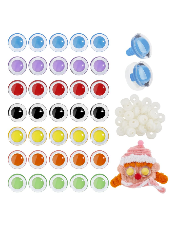 Colorful Pupil Moon Eye – Eco-Friendly, Burr-Free, Custom Sizes & Designs | EN71/REACH/RoHS Certified