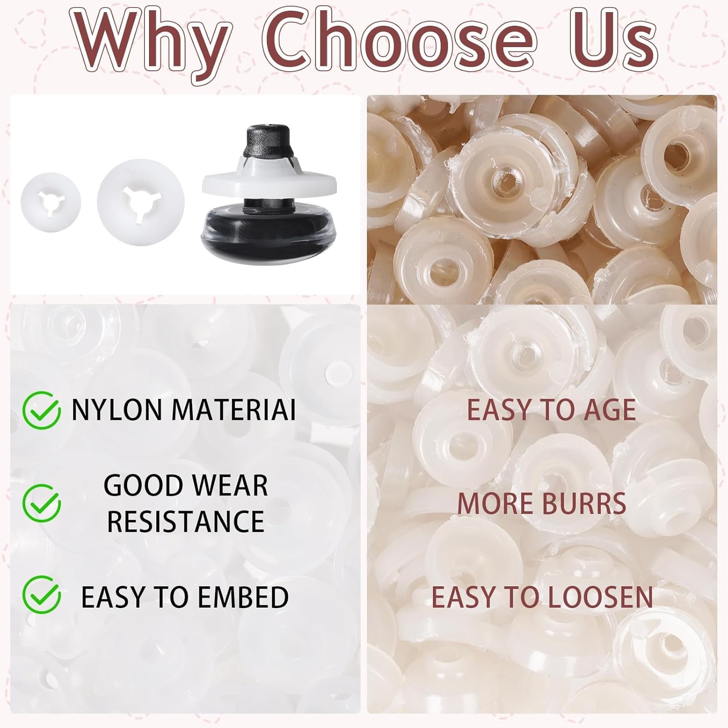 WASHER FOR TOY EYES – Eco-Friendly, Burr-Free, Custom Sizes & Designs | EN71/REACH/RoHS Certified