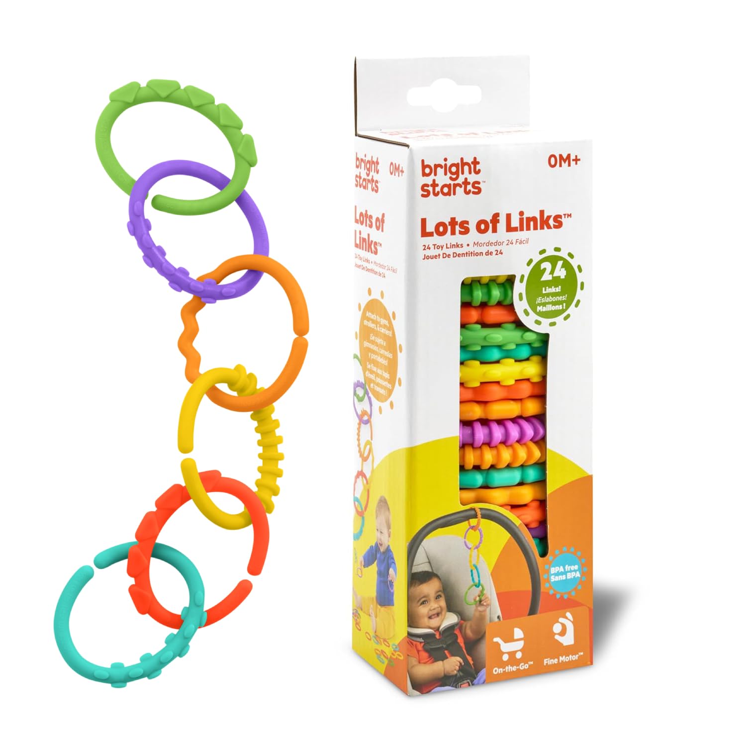 Eco-Friendly Baby Toy Link rings - EN71, REACH, RoHS Standard HABA wholesale