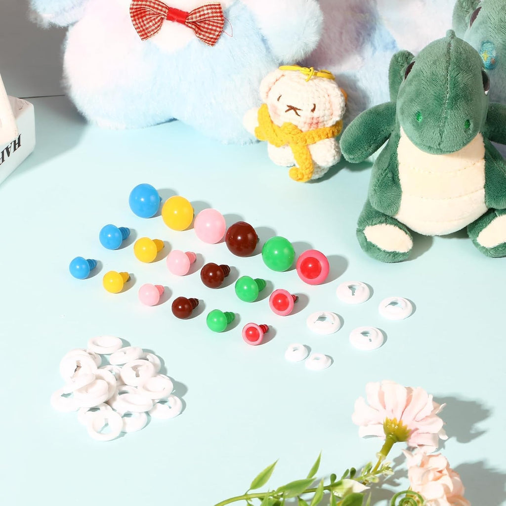 COLORFUL BEAN SAFETY EYES – Eco-Friendly, Burr-Free, Custom Molded Safety Eyes (EN71/REACH/RoHS Certified)