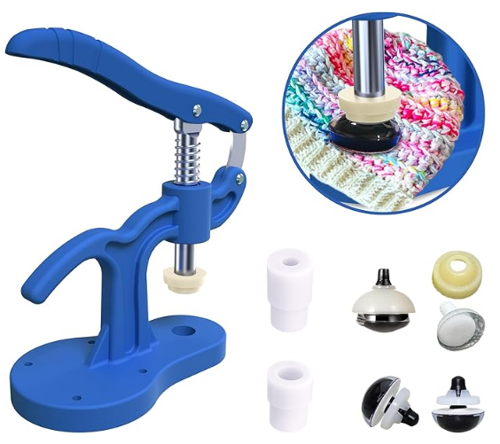 Safety Eye DIY Assembly Machine | Plastic Eye Fastening Tool | For Amigurumi & Plush Toys