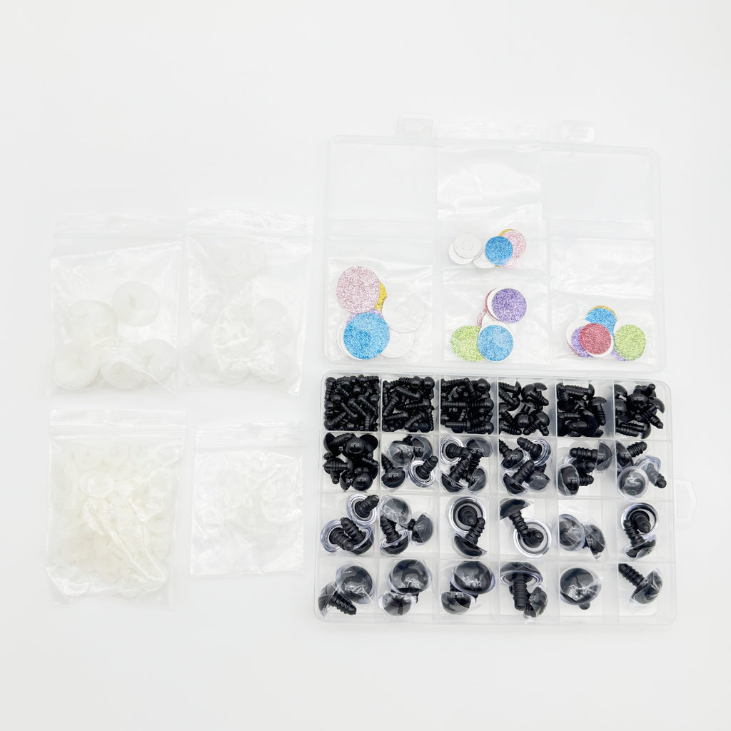 SAFETY EYES FOR CROCHET – Eco-Friendly, Burr-Free, Custom Sizes & Designs | EN71/REACH/RoHS Certified