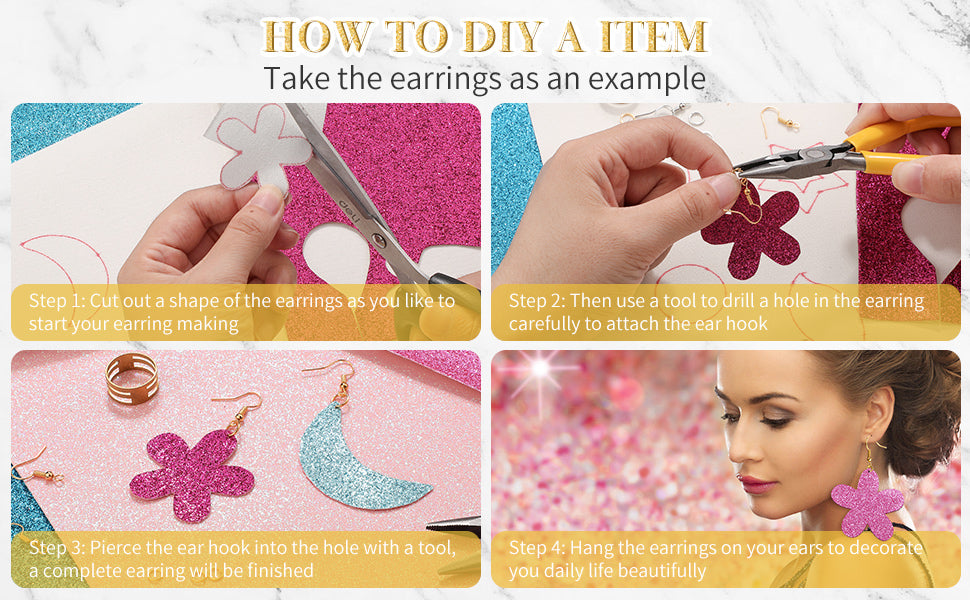 GLITTER FELTS / PAPERS for Toy Eyes & DIY – Eco-Friendly, Burr-Free, Custom Sizes & Designs