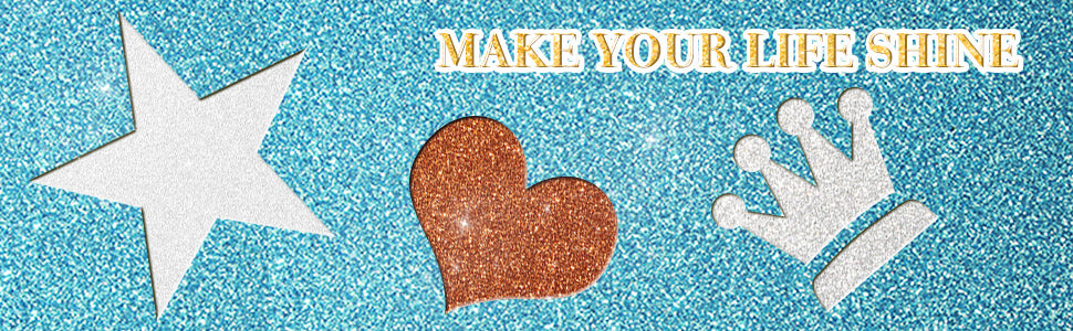 GLITTER FELTS / PAPERS for Toy Eyes & DIY – Eco-Friendly, Burr-Free, Custom Sizes & Designs