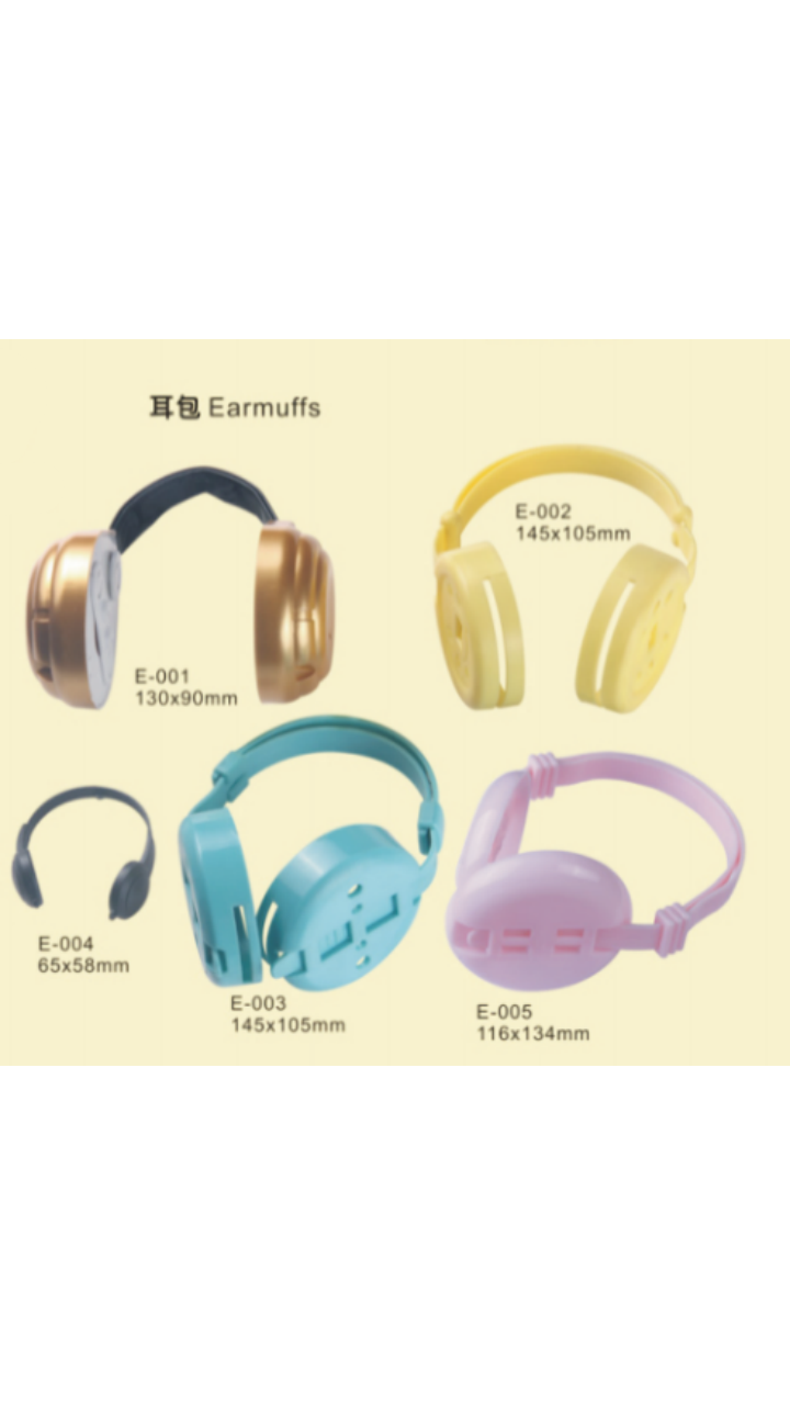 EARMUFFS for TOY – Eco-Friendly, Burr-Free, Custom Sizes & Designs | EN71/REACH/RoHS Certified