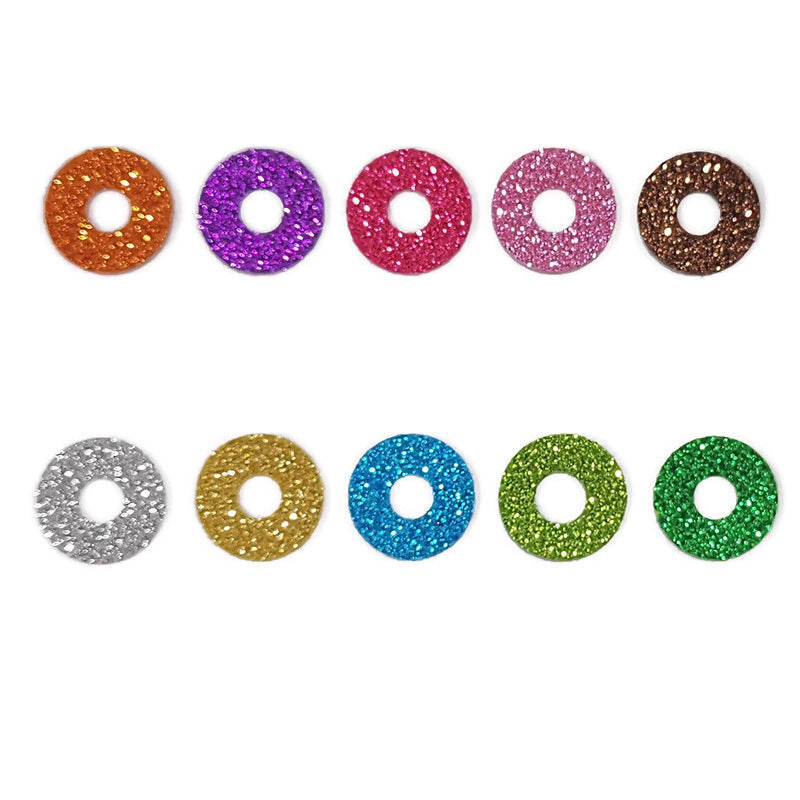 GLITTER FABRIC FOR SAFETY EYE – Eco-Friendly, Burr-Free, Custom Sizes & Designs