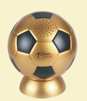 FOOTBALL PIGGY BANK with MUSIC – Eco-Friendly, Smooth Edge, Custom Molding