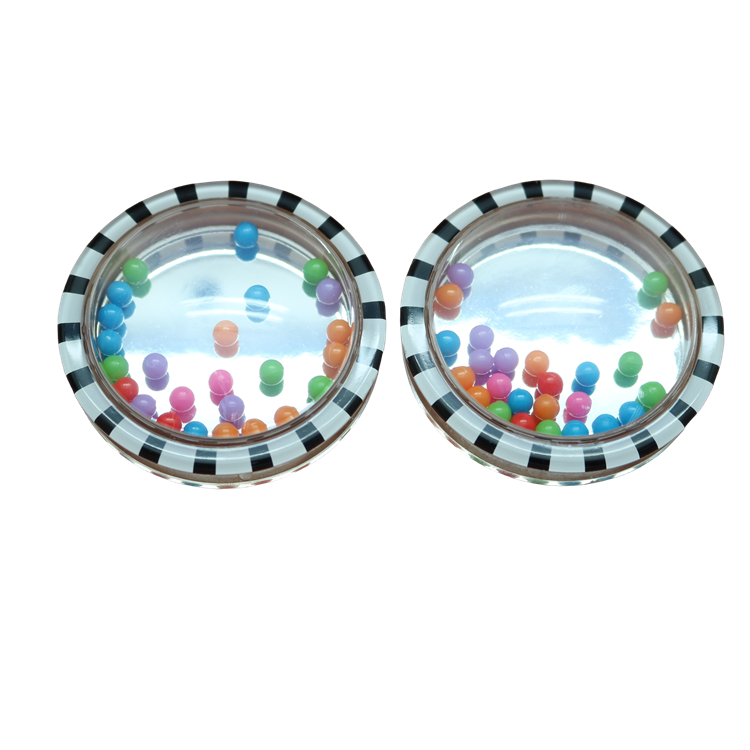 ROUND MIRROR RATTLE – Eco-Friendly Baby Toy Baby Rattle | Smooth Edges | Custom Sizes & Designs | EN71/REACH/RoHS Certified