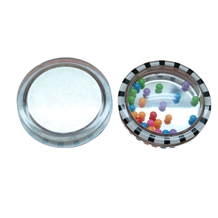 ROUND MIRROR RATTLE – Eco-Friendly Baby Toy Baby Rattle | Smooth Edges | Custom Sizes & Designs | EN71/REACH/RoHS Certified