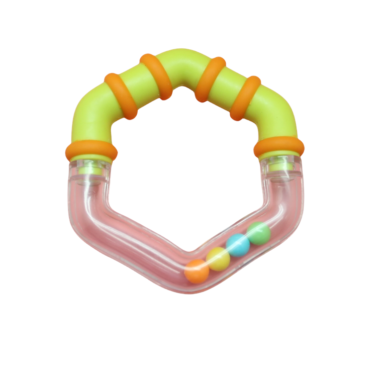 Eco-Friendly Baby Ring Rattle Toy - Smooth & High-Quality Rattle Ring
