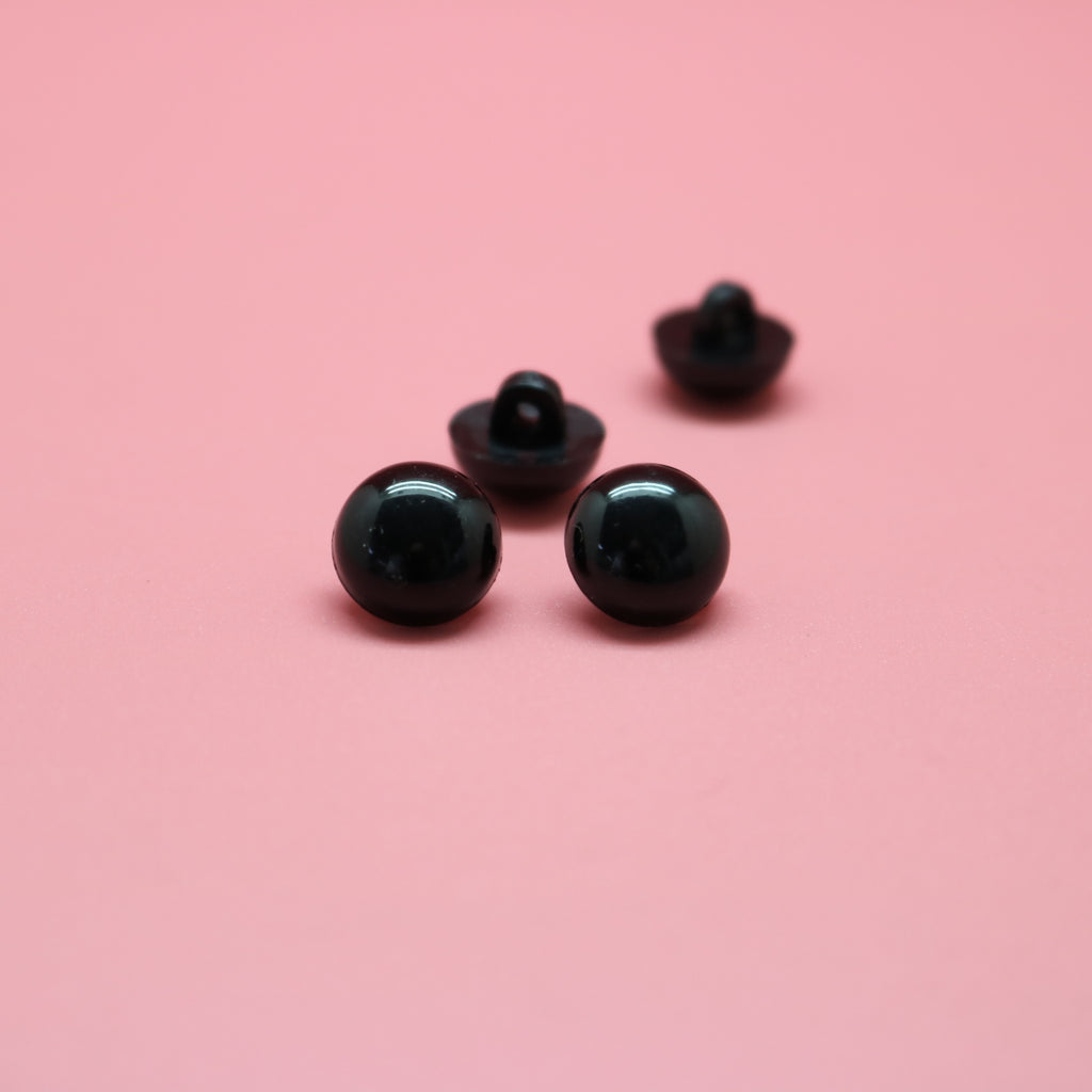 Safety buttons for stuffed animals (4-12mm) Eco-Friendly, Sewable Safety Eyes for Toys & Crafts | Non-Toxic & Child-Safe