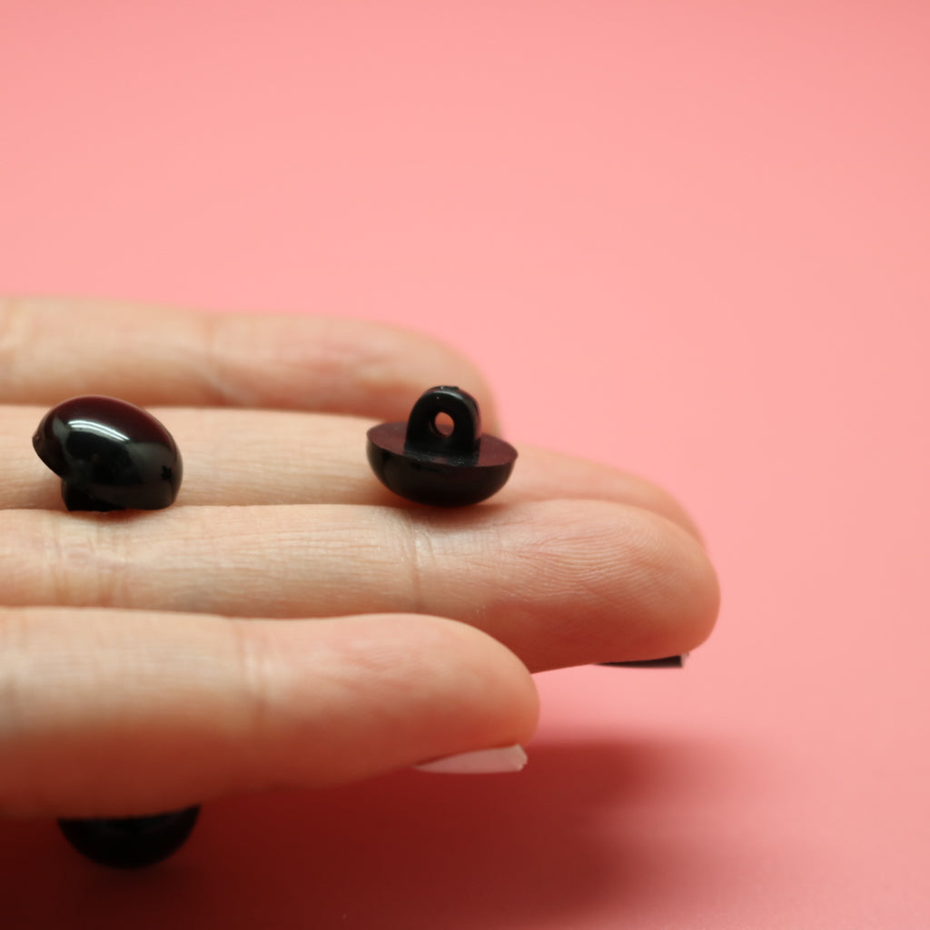 Safety buttons for stuffed animals (4-12mm) Eco-Friendly, Sewable Safety Eyes for Toys & Crafts | Non-Toxic & Child-Safe