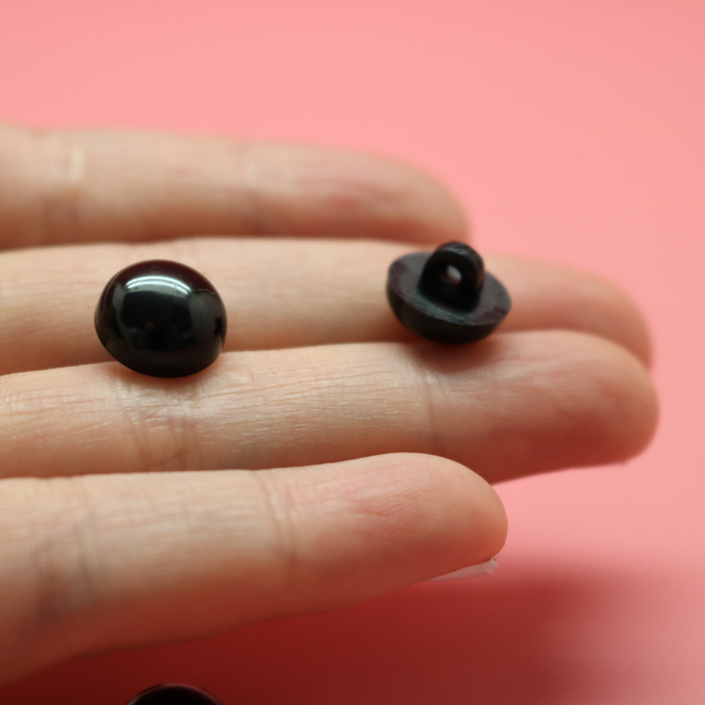 Safety buttons for stuffed animals (4-12mm) Eco-Friendly, Sewable Safety Eyes for Toys & Crafts | Non-Toxic & Child-Safe