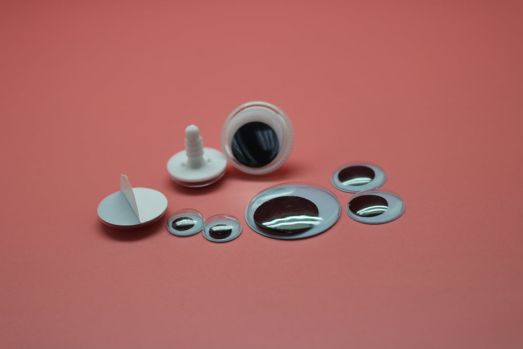CUSTOM SAFETY EYES – Eco-Friendly, Burr-Free, High Quality | EN71/REACH/RoHS Certified | OEM Sizes & Designs