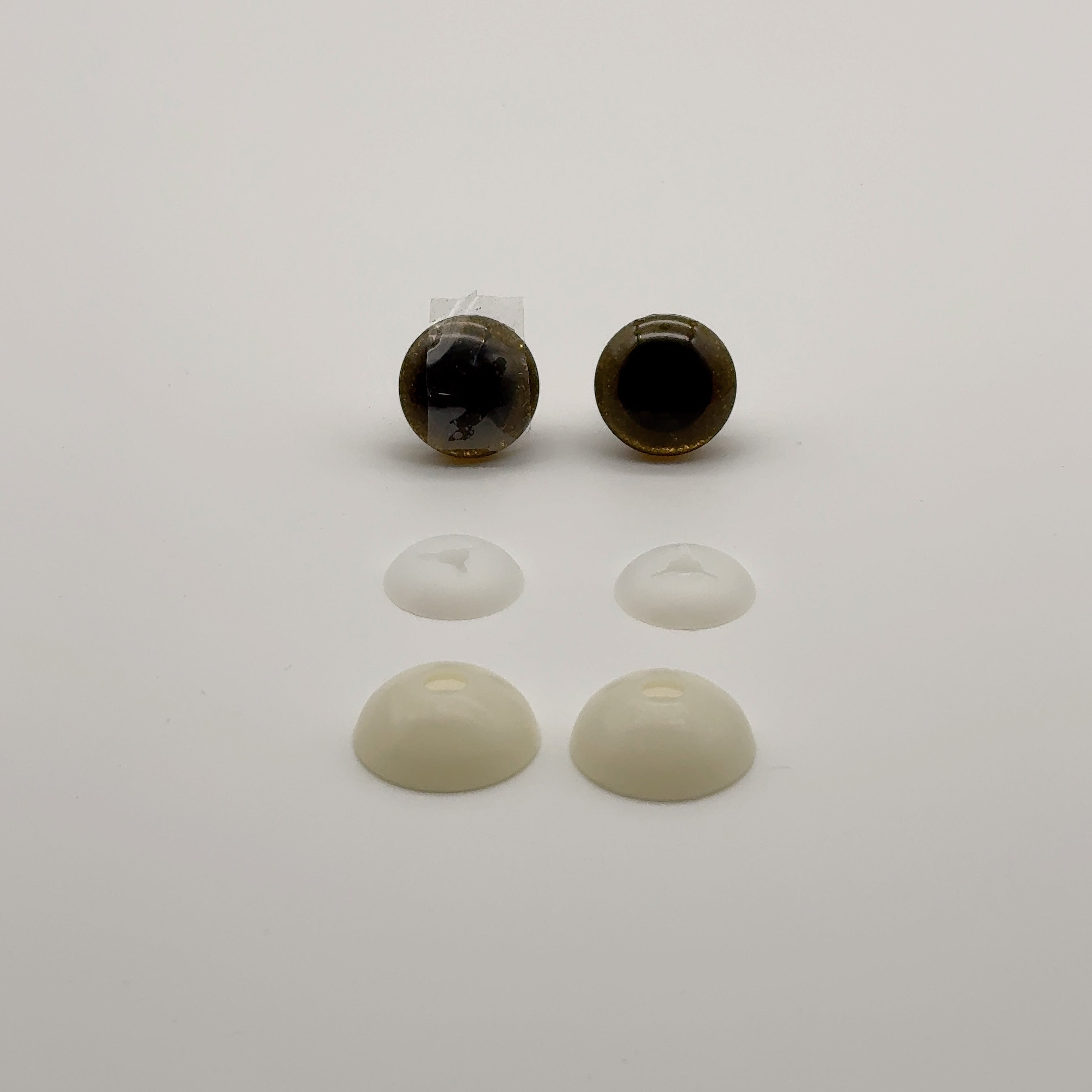 Eco-Friendly 3D Sparkle Eyes - Custom Colors (9-35mm) Glitter Safety Eyes Amigurumi