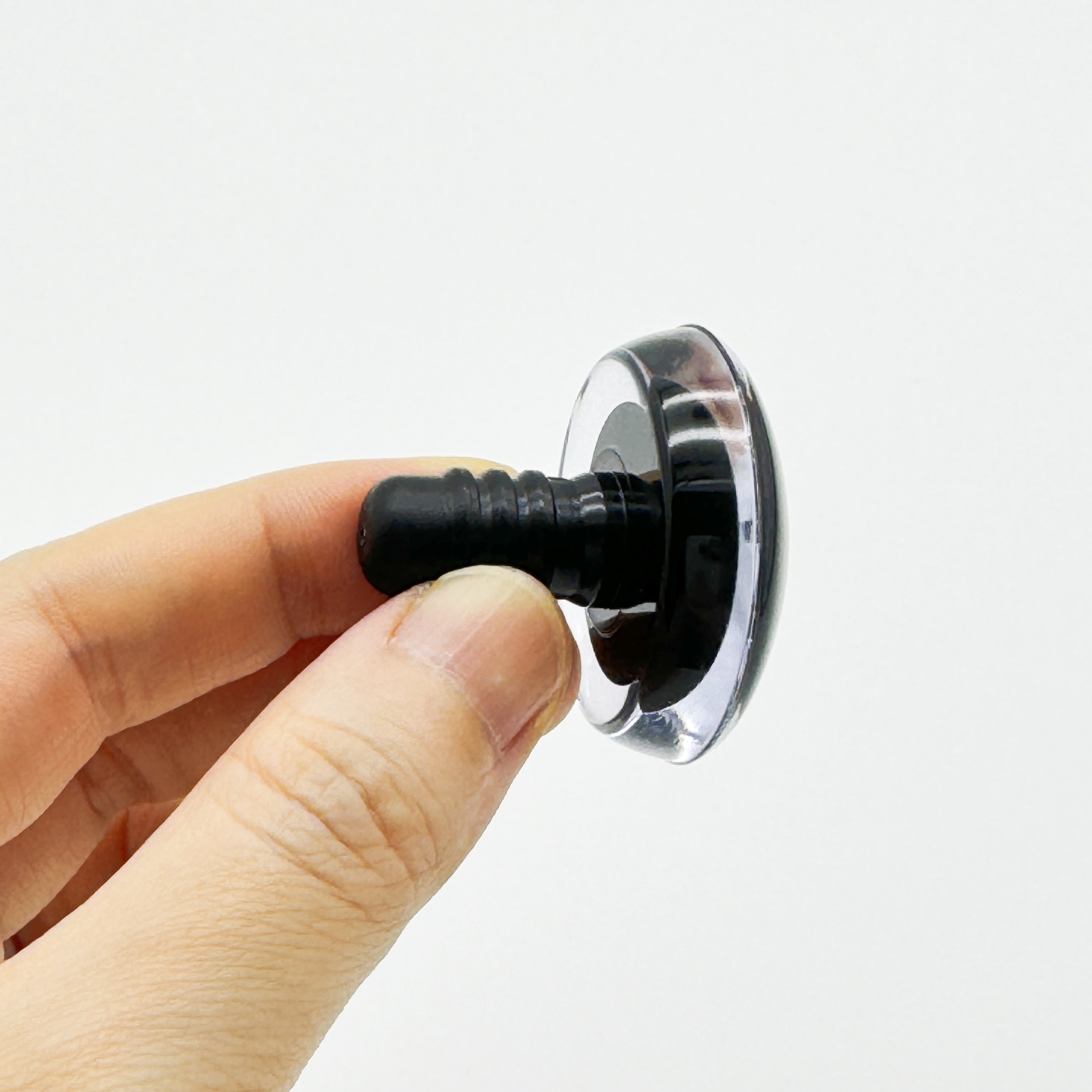 Moon Clear Safety Eyes with Off-Center Pupil – High Transparency, Eco-Friendly, Burr-Free