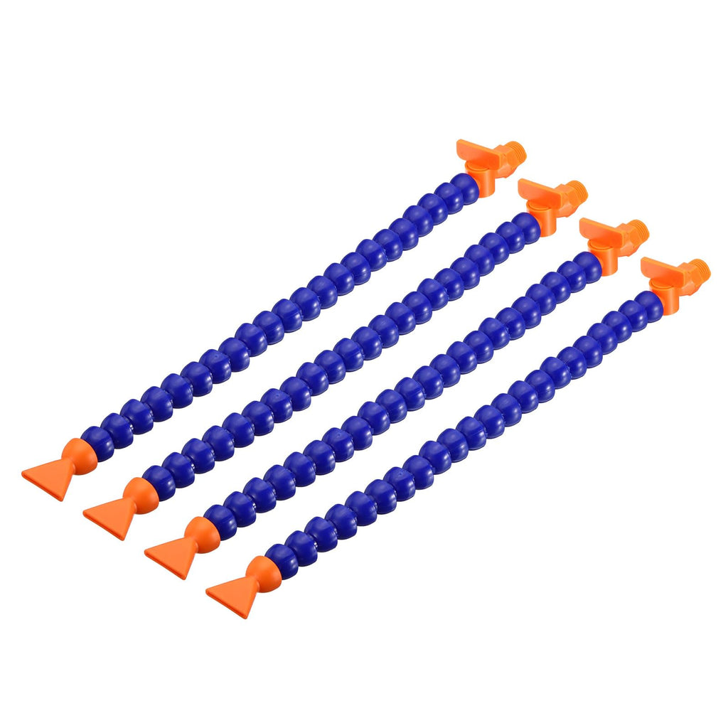 Flexible Water Oil Coolant Pipe Hose Plastic Adjustable Flat Nozzle Cooling Pipe Hose with Switch for Lathe CNC Water Cooling System