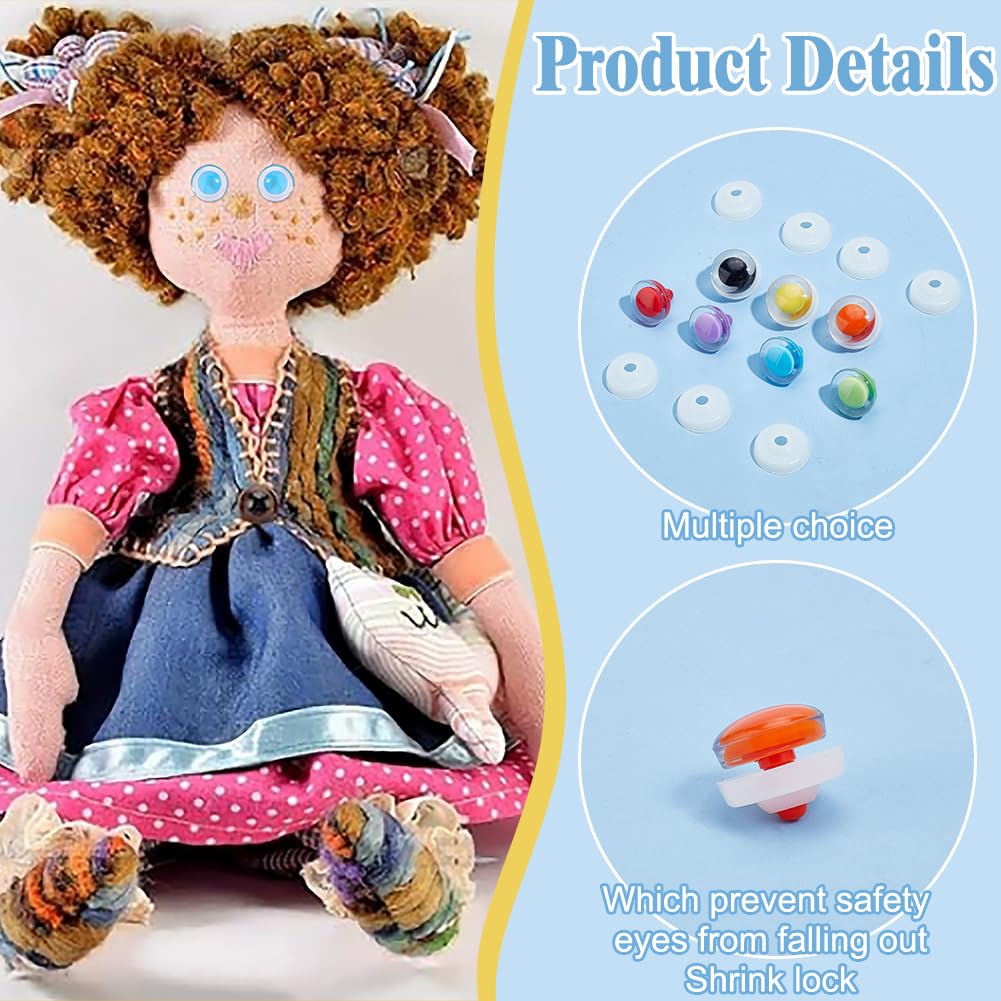 Colorful Pupil Moon Eye – Eco-Friendly, Burr-Free, Custom Sizes & Designs | EN71/REACH/RoHS Certified