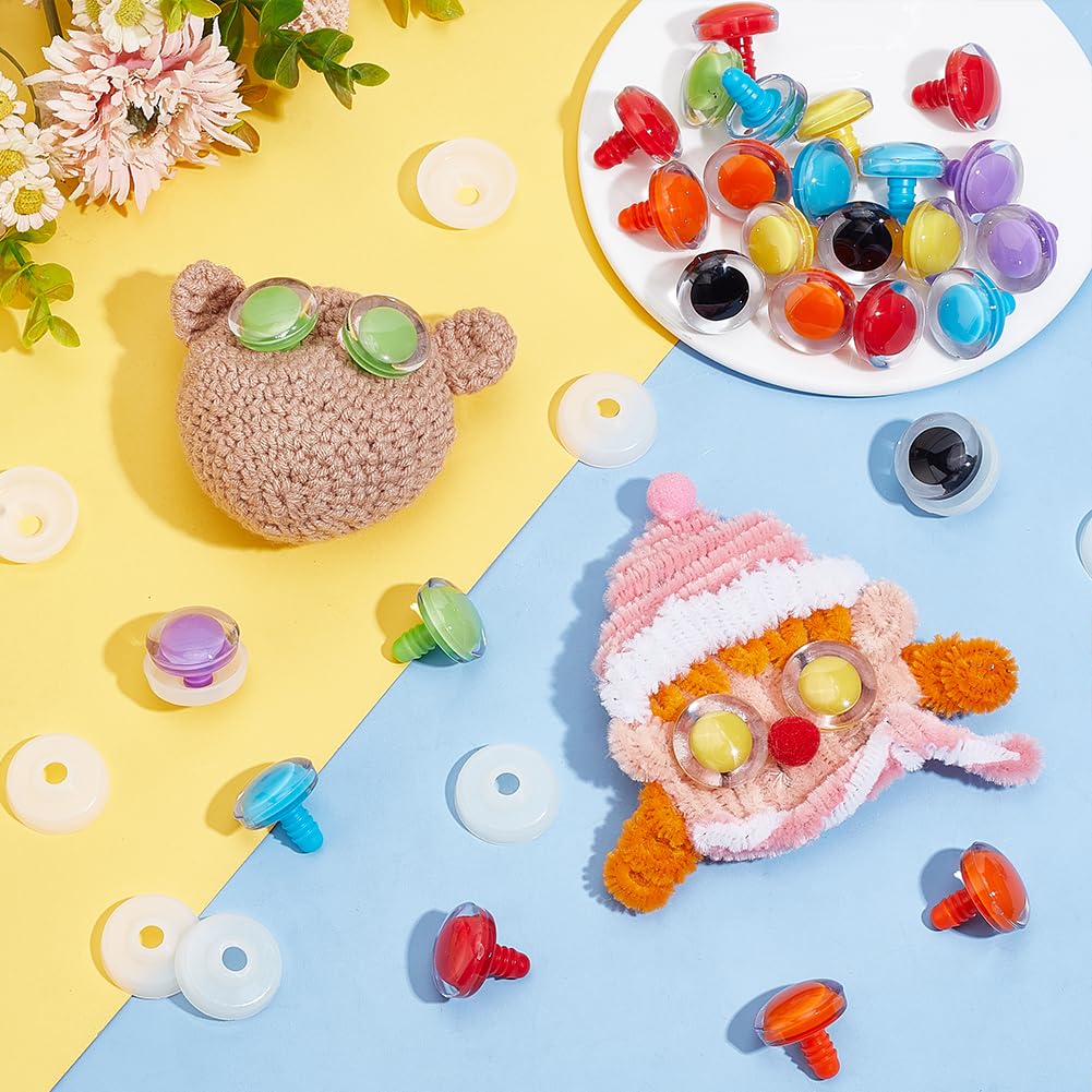 Colorful Pupil Moon Eye – Eco-Friendly, Burr-Free, Custom Sizes & Designs | EN71/REACH/RoHS Certified