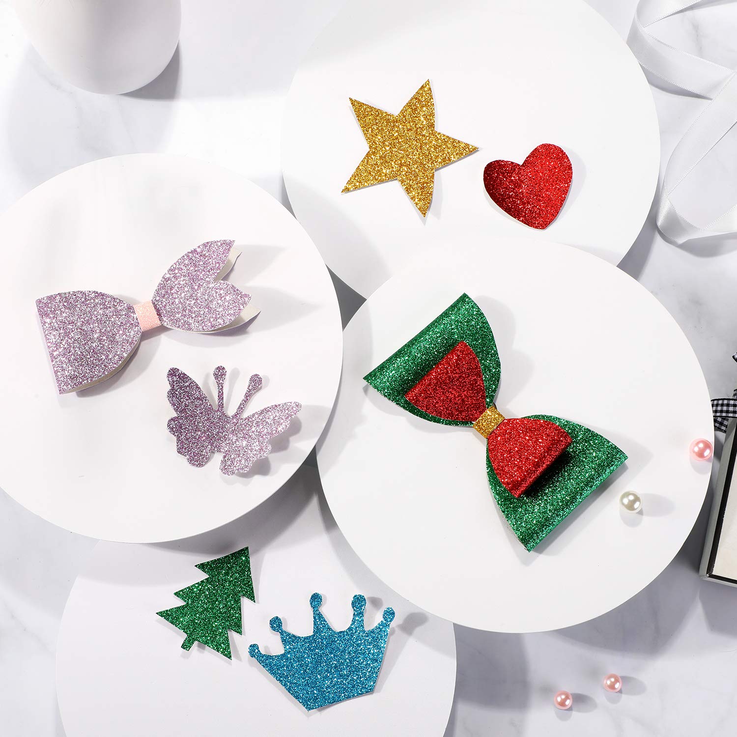 GLITTER FELTS / PAPERS for Toy Eyes & DIY – Eco-Friendly, Burr-Free, Custom Sizes & Designs