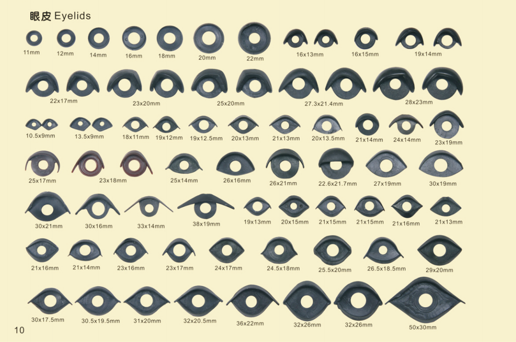 Toy Eyelids – Eco-Friendly & Durable | Custom Sizes & Designs | EN71/REACH/RoHS Certified