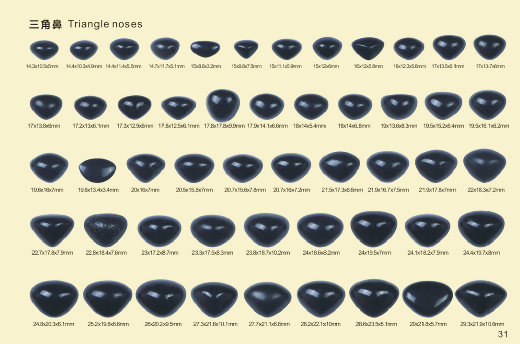 Eco-Friendly, High-Quality TRIANGLE NOSE for Toys - Custom Molds Available