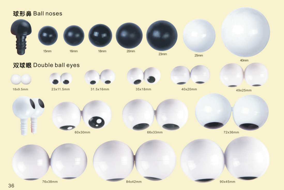 PRINT EYE FOR TOY – Eco-Friendly, Burr-Free, Custom Molded Safety Eyes | EN71/REACH/RoHS Certified