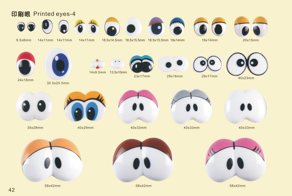SPECIAL EYES for Toys – Eco-Friendly, Smooth, Vibrant Colors | Custom Sizes & Designs | EN71/REACH/RoHS Certified