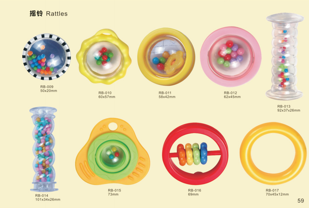 Eco-Friendly Baby Ring Rattle Toy - Smooth & High-Quality Rattle Ring