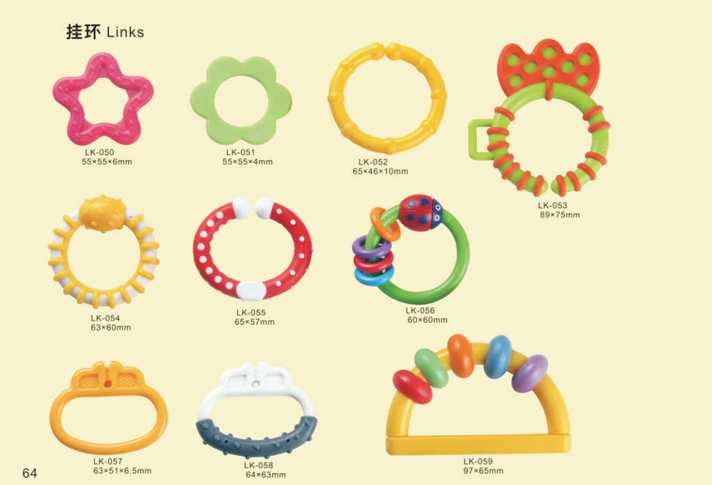 Eco-Friendly Baby Toy Links - EN71, REACH, RoHS Standard