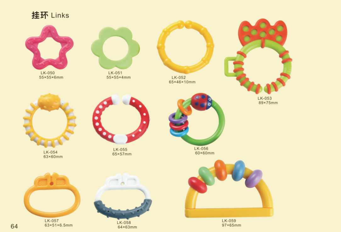 Eco-Friendly Baby Toy Links - EN71, REACH, RoHS Standard