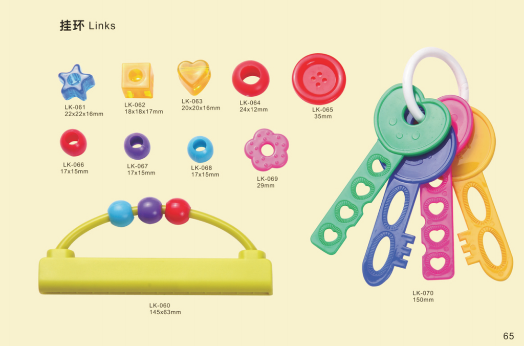 Eco-Friendly Baby Toy Links - EN71, REACH, RoHS Standard