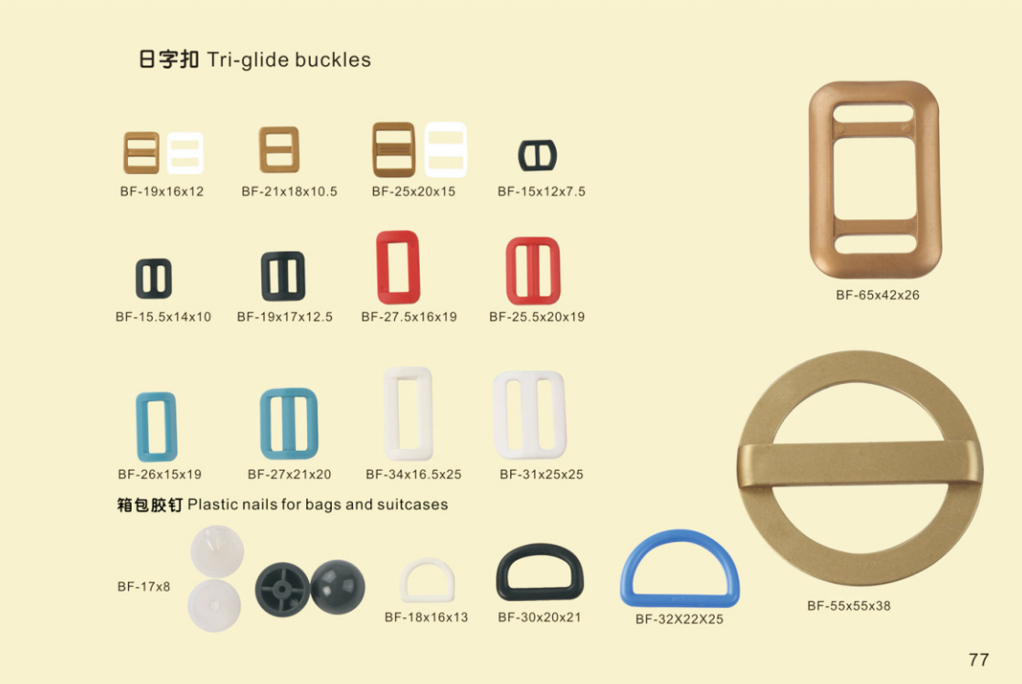 TRIGLIDE SLIDE BUCKLES – Eco-Friendly, Burr-Free, Custom Sizes & Designs | EN71/REACH/RoHS Certified