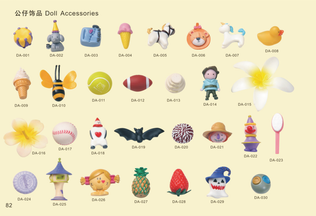 DOLL ACCESSORIES – Eco-Friendly, Burr-Free, Custom Moldable | EN71/REACH/RoHS Certified