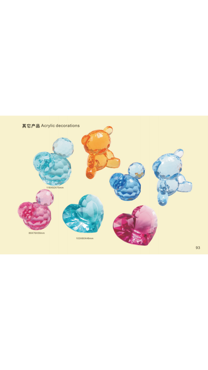 ACRYLIC ACCESSORIES – Eco-Friendly, Burr-Free, Custom Sizes & Designs | EN71/REACH/RoHS Certified