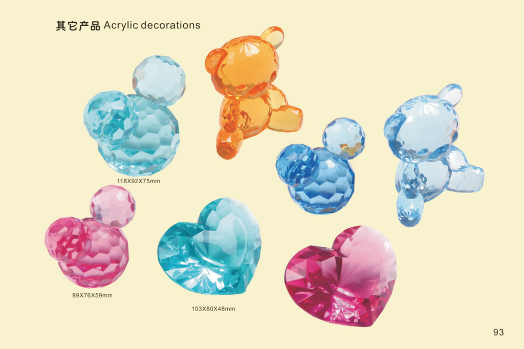 ACRYLIC ACCESSORIES – Eco-Friendly, Burr-Free, Custom Sizes & Designs | EN71/REACH/RoHS Certified